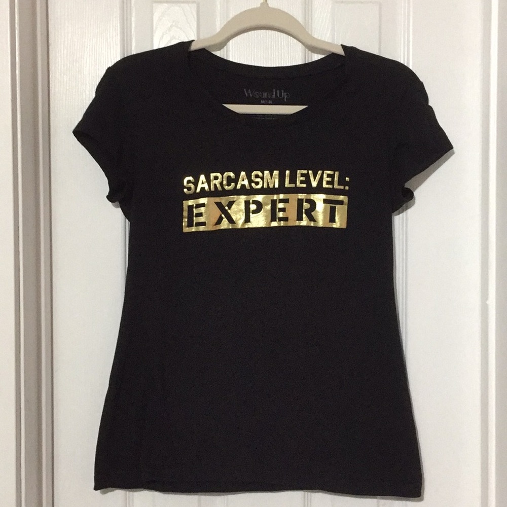 🔥Sarcasm tee size Medium 7-9 (bb)